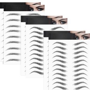 6 Sheets 4D Hair-Like Waterproof Eyebrows